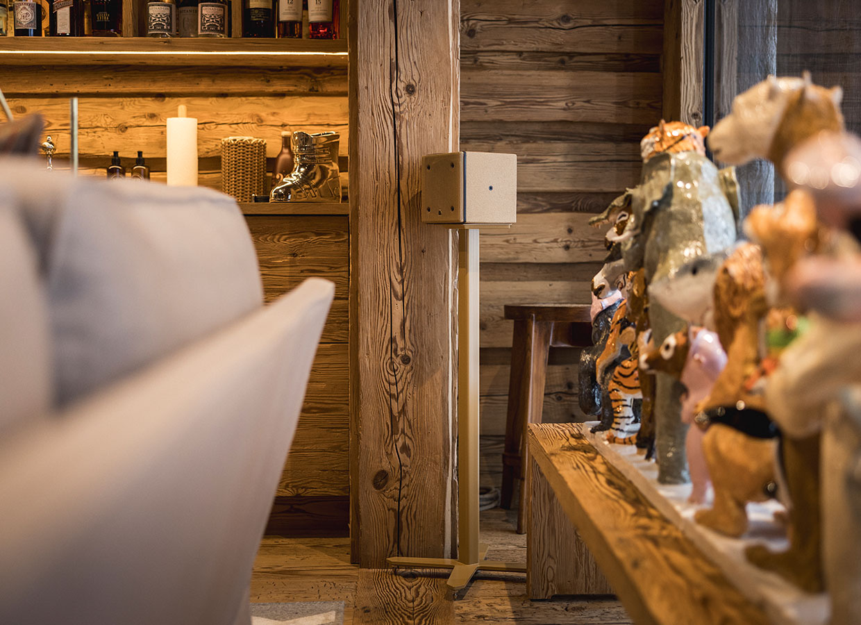 Man cave | customize home cinema | speaker | L-Acoustics | Chalet Switzerland